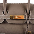 Hermes Birkin 35 Etoupe Togo Gold Hardware - 2019, D
