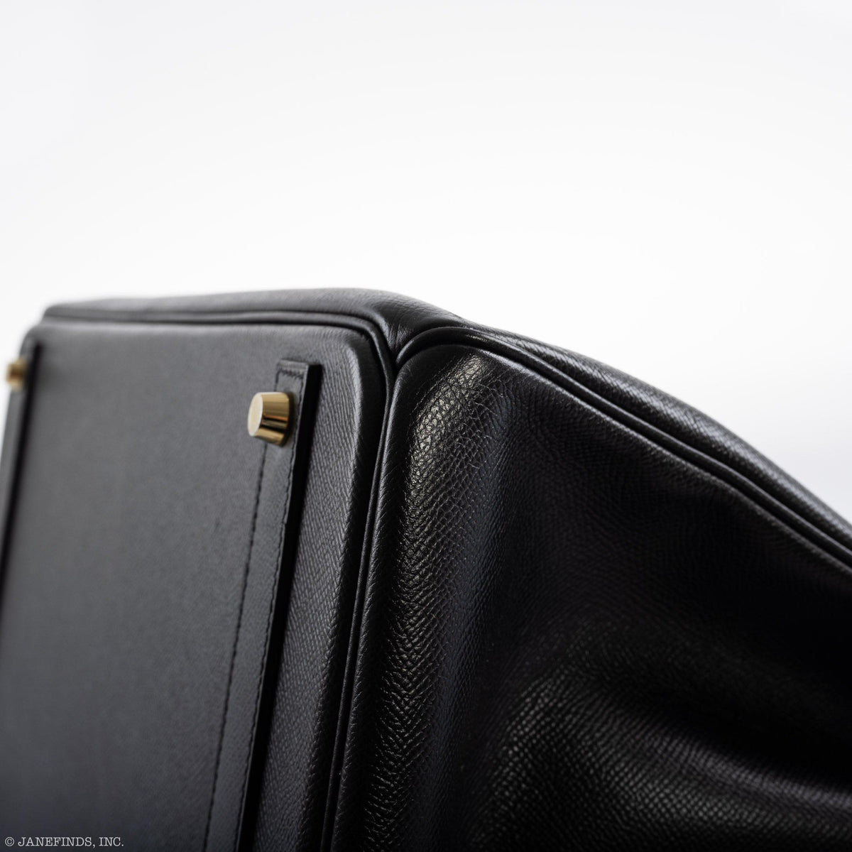 Hermes Birkin 40 Black Epsom Leather Gold Hardware - 2011, Square O