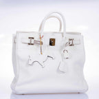 Hermes Birkin 40 HAC White Togo Palladium Hardware