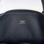 Hermes Bolide 40 Shark Indigo Blue Togo Unisex Bag Palladium Hardware