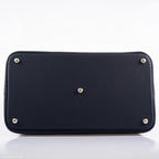Hermes Bolide 40 Shark Indigo Blue Togo Unisex Bag Palladium Hardware