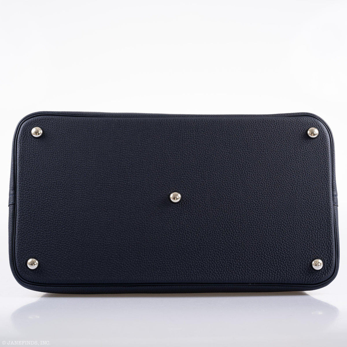 Hermes Bolide 40 Shark Indigo Blue Togo Unisex Bag Palladium Hardware