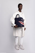 Hermes Bolide 40 Shark Indigo Blue Togo Unisex Bag Palladium Hardware