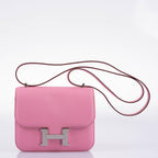 Hermes Constance 18 5P Bubblegum Pink Epsom with Palladium Hardware - 2021, Z