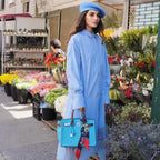 Hermes HSS Birkin 30 Blue Aztec & Havane Chevre with Palladium Hardware - 2011, O Square