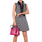 Hermes Kelly 25 Sellier Fuschia Pink Lizard Palladium Hardware - 1997, A Square