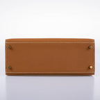 Hermes Kelly 28 Sellier Gold Epsom with Gold Hardware - 2020, Y