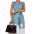 Hermes Kelly 28 Sellier Macassar, Ebene, Miel and Rose Extreme Alligator Palladium Hardware - 2021, Z