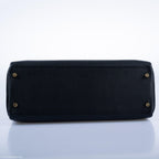 Hermes Kelly 32 Black Togo Gold Hardware - 2015, T