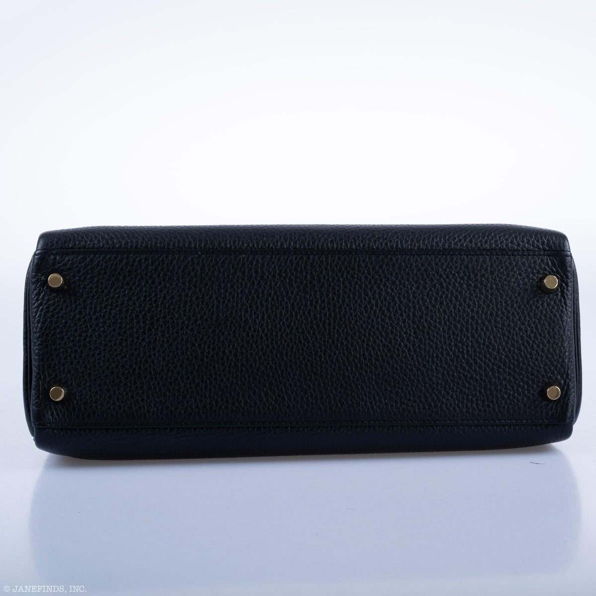 Hermes Kelly 32 Black Togo Gold Hardware - 2015, T