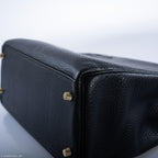 Hermes Kelly 32 Black Togo Gold Hardware - 2015, T