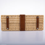 Hermes Kelly 35 Picnic, Wicker & Barenia leather Palladium Hardware - 2018, C