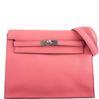 Hermes Kelly Danse II Rose D'ete Evercolor leather Palladium Hardware - 2020, Y