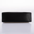 Hermes Kelly Mini Pochette Black Swift with Palladium Hardware - 2004, H Square