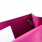 Hermes Kelly Mini Pochette Rose Pourpre Swift Palladium Hardware - 2018, C