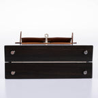 Hermes Kelly Wood 22 Bog Oak, Aluminum & Barenia with Palladium Hardware - 2021, Z