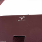 Hermes Minaudière Robot petit h Bag Blue Electric & Black Porosus Crocodile Golden Brass Hardware * Very Special
