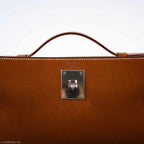 Hermes Teddy Kelly Clutch Barenia Leather & Mouton Shearling Palladium Hardware - 2007, K Square