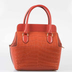 Hermes Toolbox Puzzle 20 Matte Sanguine Niloticus Crocodile & Clemence Permabrass Hardware - Limited 2019, X