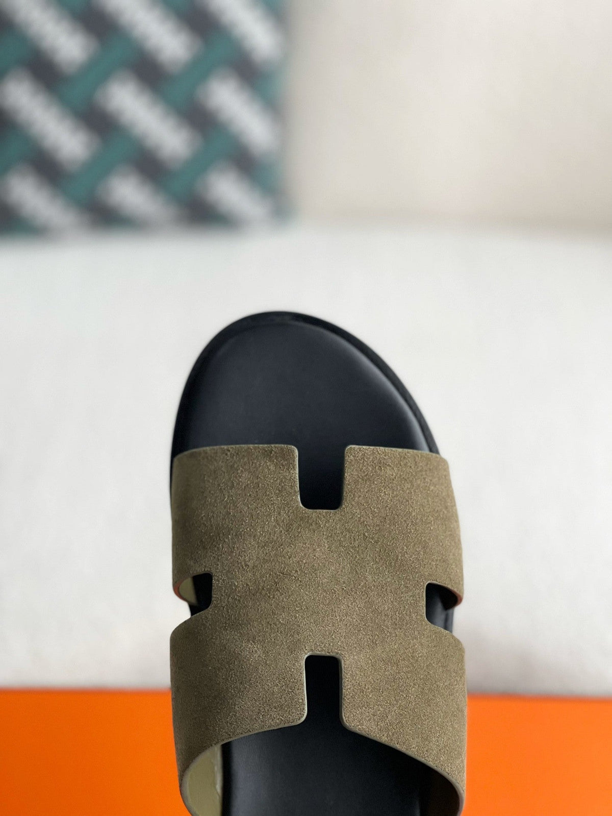 Hermès Vert Toundra Izmir Sandals