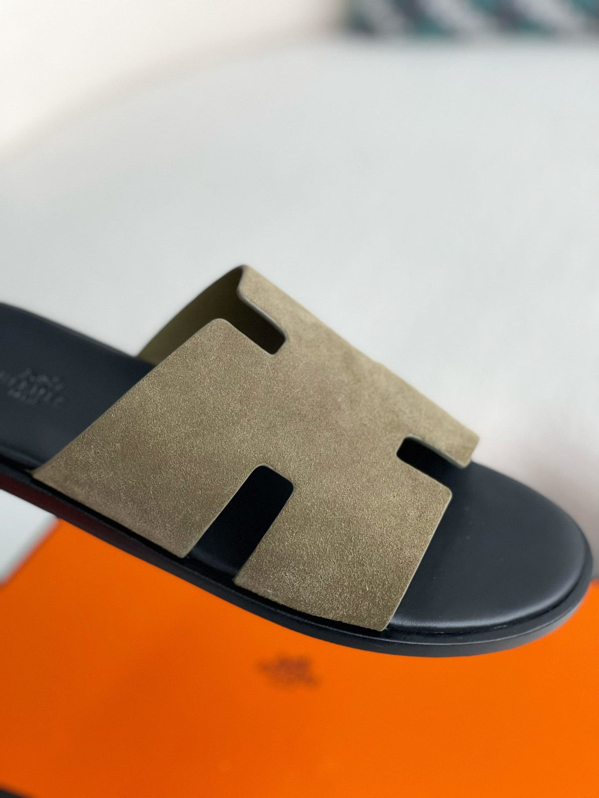 Hermès Vert Toundra Izmir Sandals