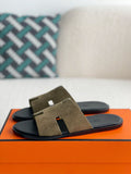 Hermès Vert Toundra Izmir Sandals
