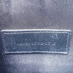 Saint Laurent Chain Wallet Monogram Envelope Metallic Calfskin Matelasse Chevron Pale Gold Leather Shoulder Bag
