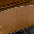 Louis Vuitton Calfskin Monogram Canvas On My Side MM Satchel (SHF-17802)
