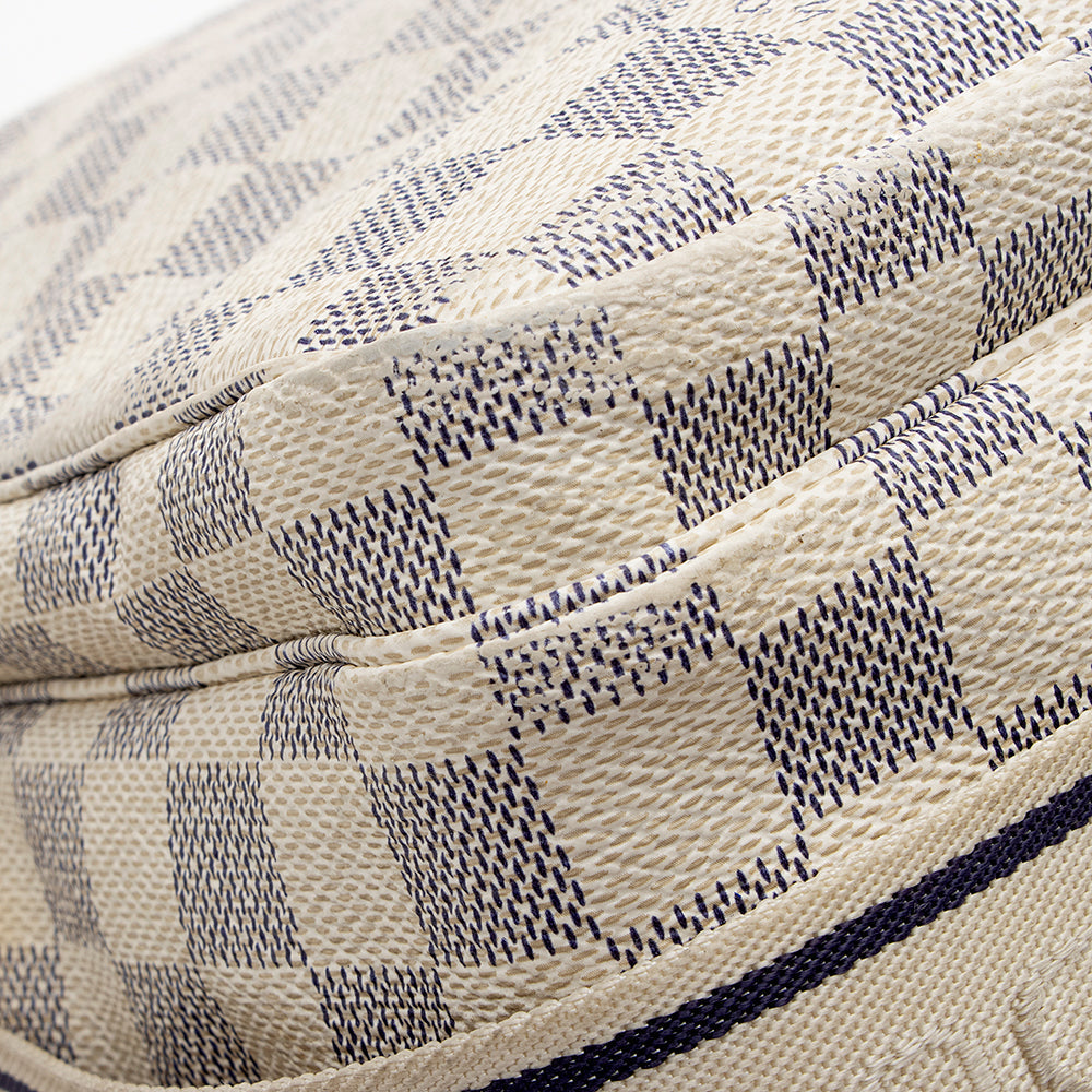 Louis Vuitton Damier Azur Naviglio Messenger Bag - FINAL SALE (SHF-14872)