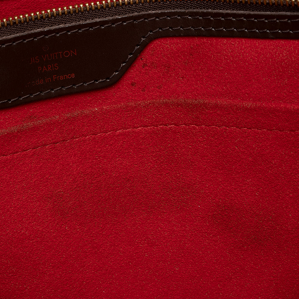Louis Vuitton Damier Ebene Hampstead GM Tote (SHF-15485)