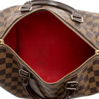 Louis Vuitton Damier Ebene Speedy Bandouliere 30 Satchel (SHF-18286)
