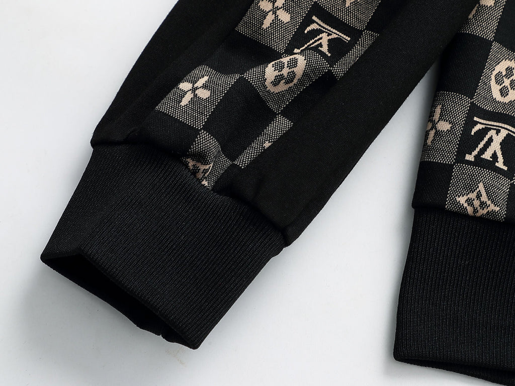 Louis Vuitton Damier Monogram Jacquard Tracksuit Black