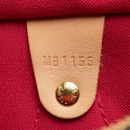 Louis Vuitton Limited Edition Monogram Canvas Chain Flower Speedy 30 Satchel (SHF-18397)