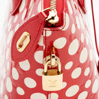Louis Vuitton Limited Edition Monogram Vernis Dots Infinity Lockit MM Satchel (SHF-15344)