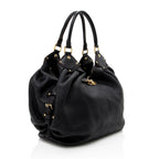Louis Vuitton Mahina Leather L Hobo (SHF-17445)