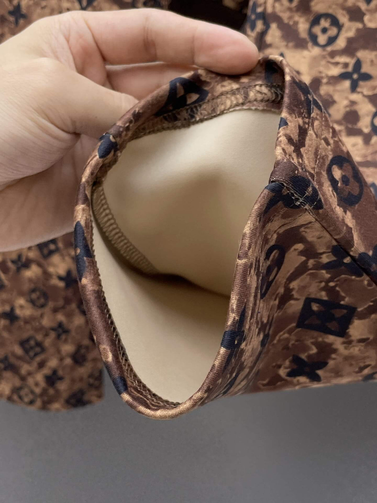 Louis Vuitton Monogram Bleached Effect Tracksuit Brown