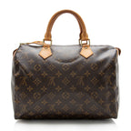 Louis Vuitton Monogram Canvas Speedy 30 Satchel (SHF-14234)