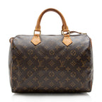 Louis Vuitton Monogram Canvas Speedy 30 Satchel (SHF-14234)