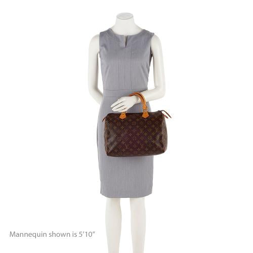 Louis Vuitton Monogram Canvas Speedy 30 Satchel (SHF-14234)