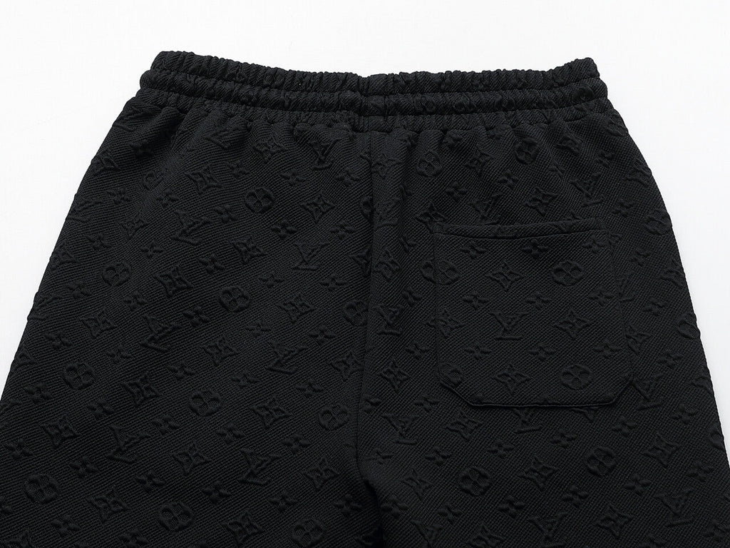 Louis Vuitton Monogram Embossed Technical Tracksuit Black