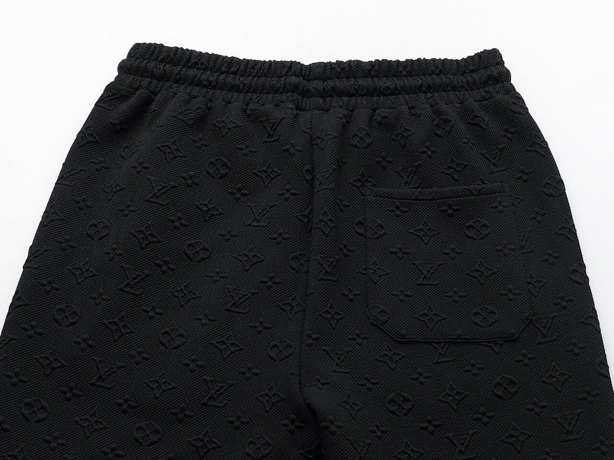 Louis Vuitton Monogram Embossed Technical Tracksuit Black