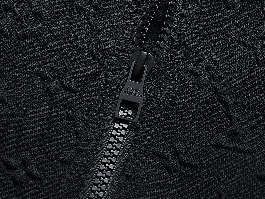Louis Vuitton Monogram Embossed Technical Tracksuit Black