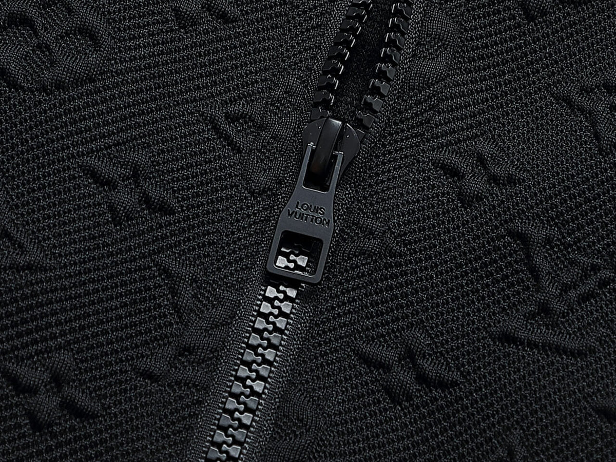 Louis Vuitton Monogram Embossed Technical Tracksuit Black