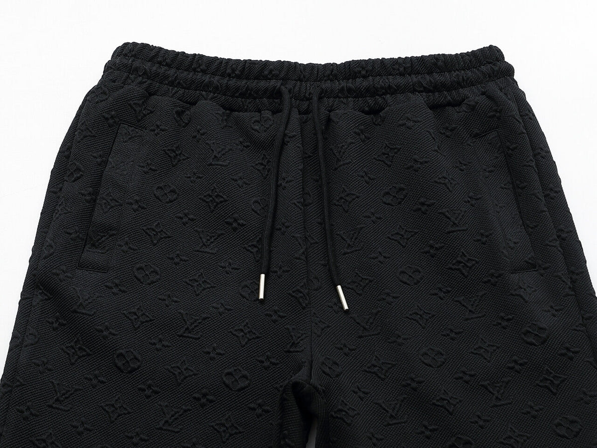 Louis Vuitton Monogram Embossed Technical Tracksuit Black