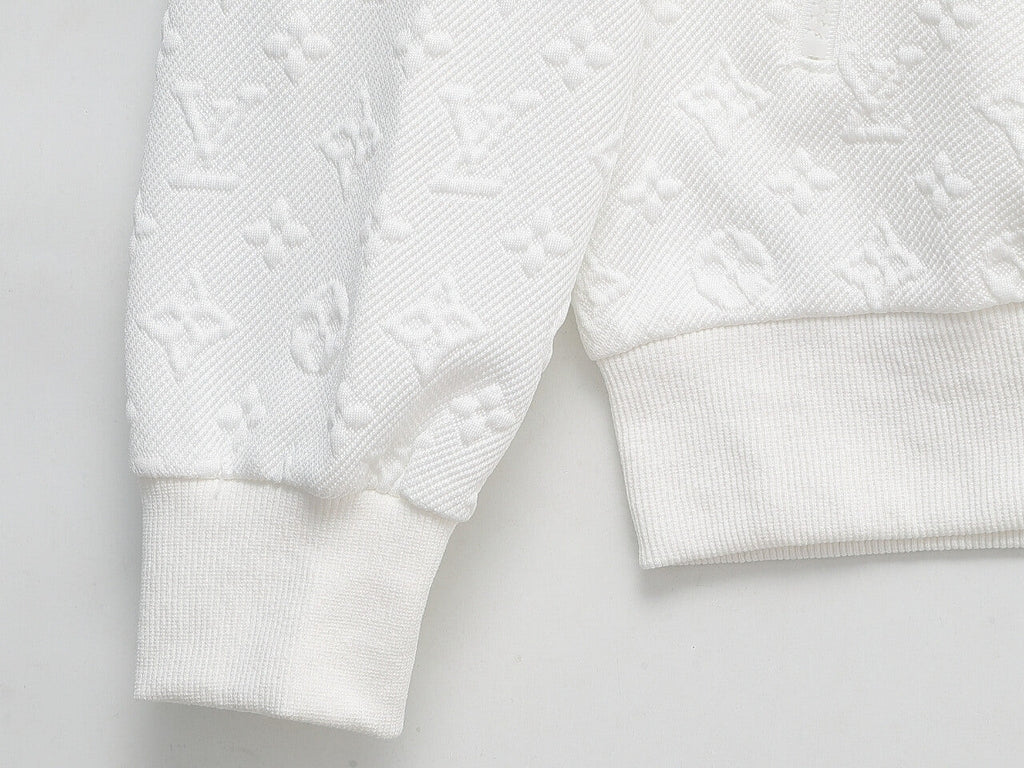 Louis Vuitton Monogram Embossed Technical Tracksuit White