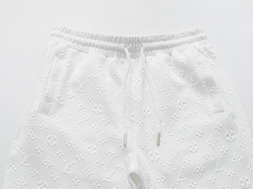 Louis Vuitton Monogram Embossed Technical Tracksuit White