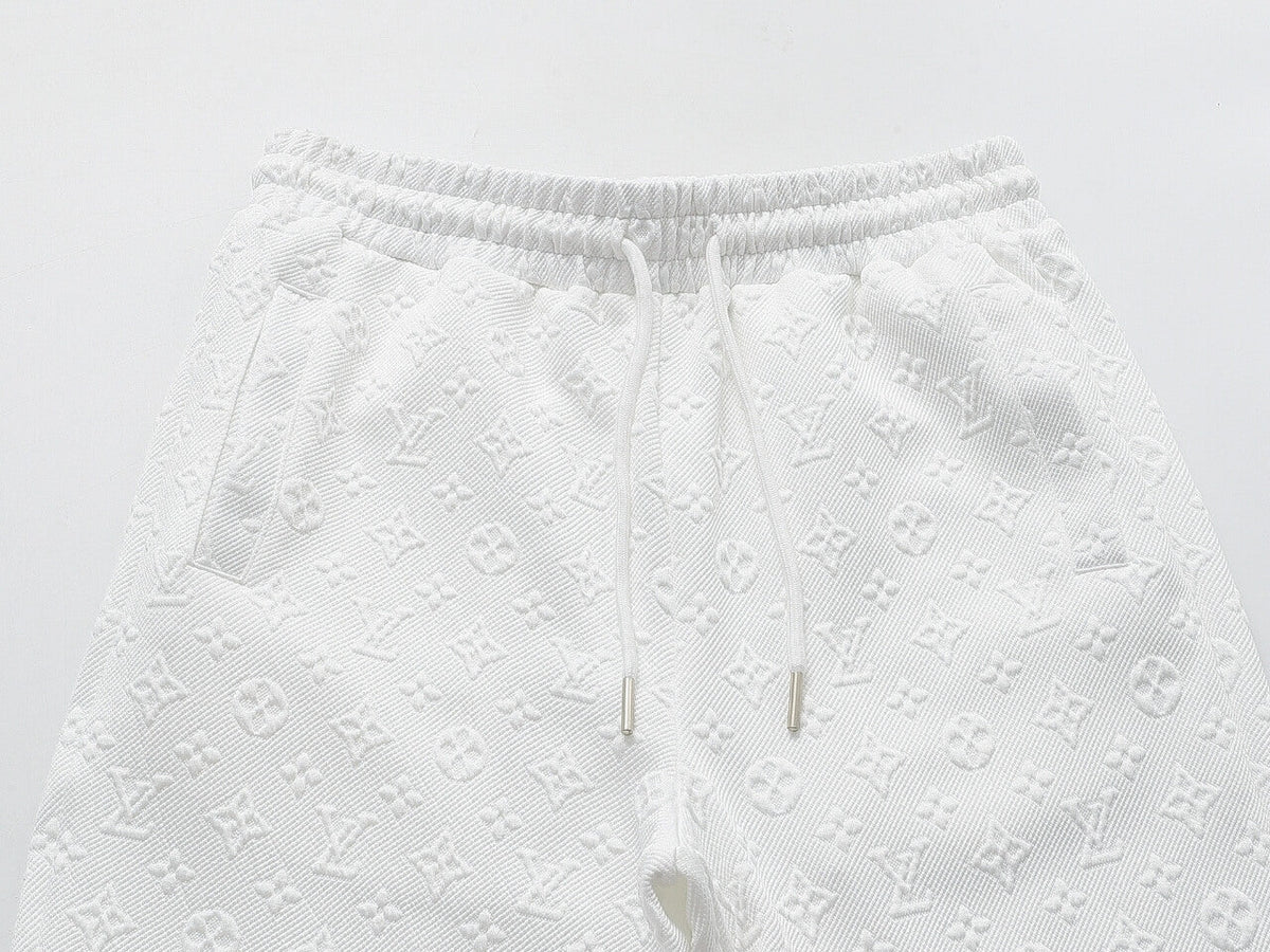 Louis Vuitton Monogram Embossed Technical Tracksuit White