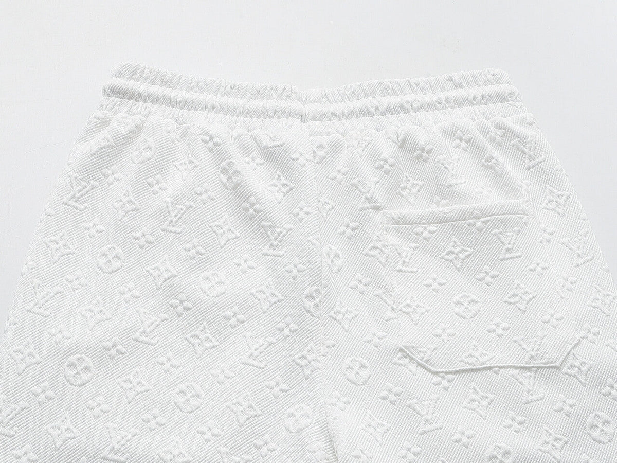 Louis Vuitton Monogram Embossed Technical Tracksuit White