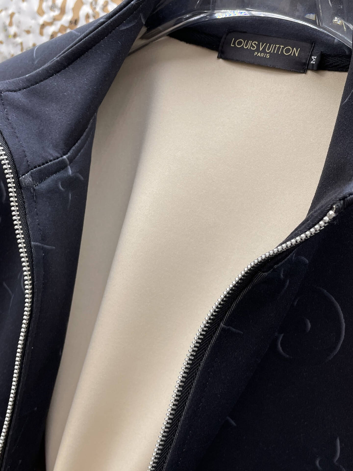 Louis Vuitton Monogram Gradient Embossed Tracksuit Blue Black