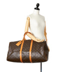 Louis Vuitton Monogram Keepall 55 (SHG-25539)